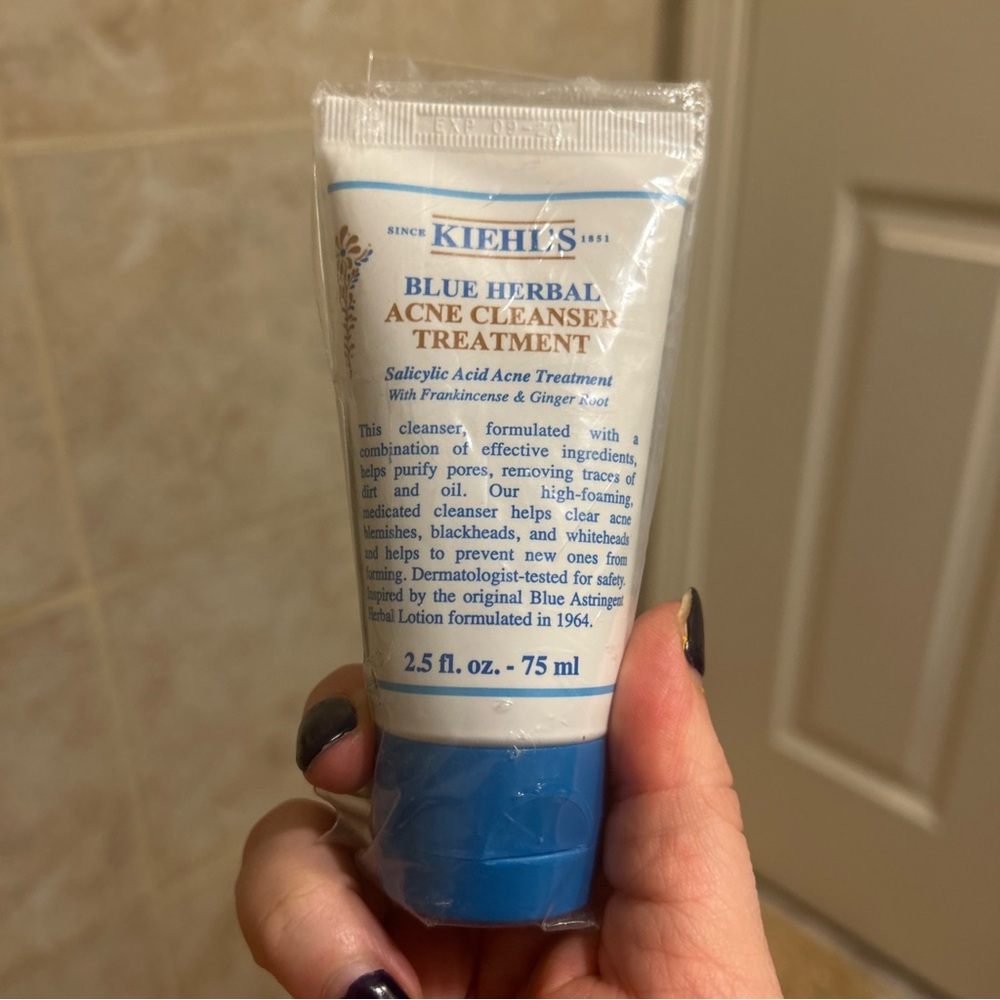 Kiehl's Blue Herbal Acne Cleanser Treatment 2.5fl oz / 75ml New Sealed Rare